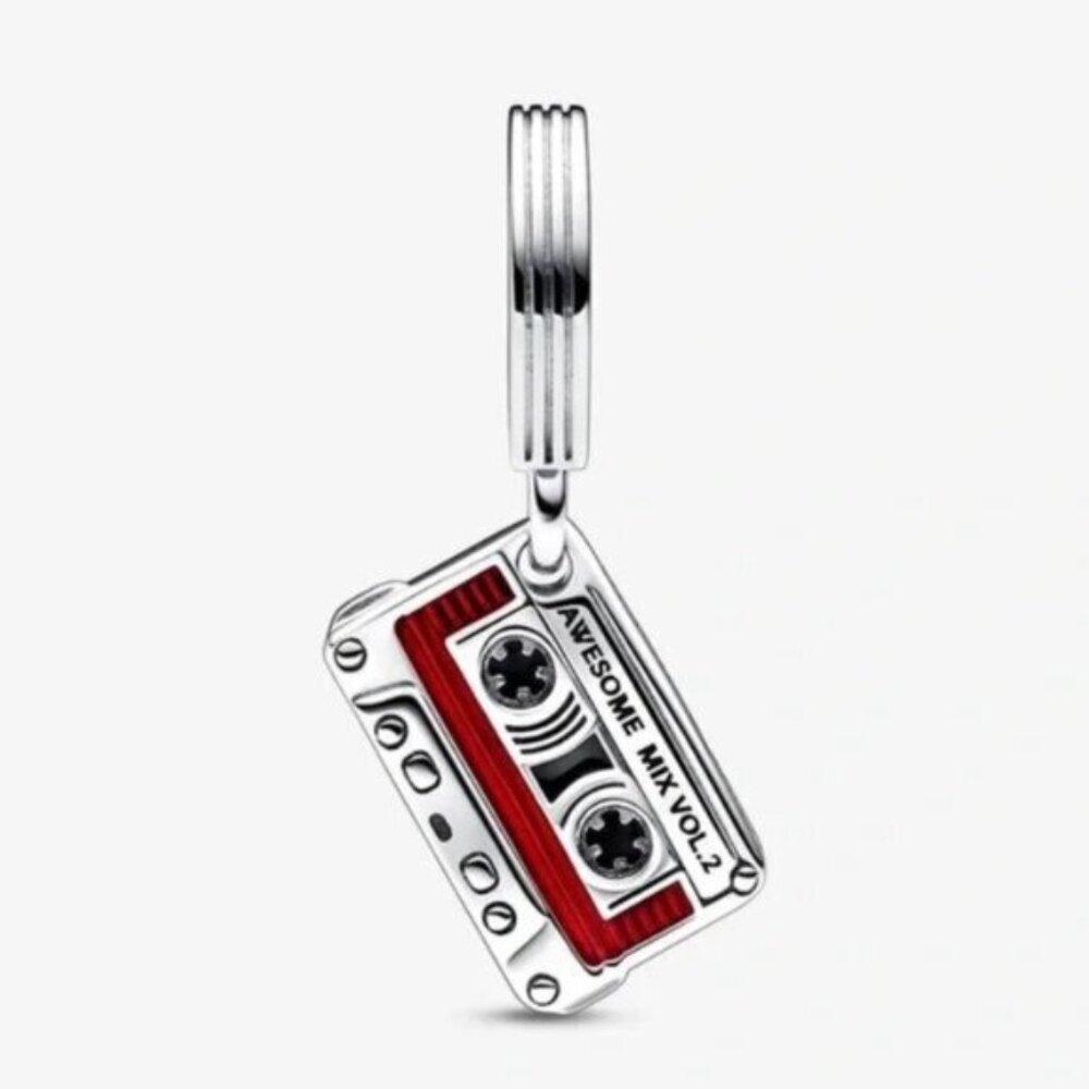 Pandora MARVEL Guardians of the Galaxy Cassette Tape Dangle Charm
